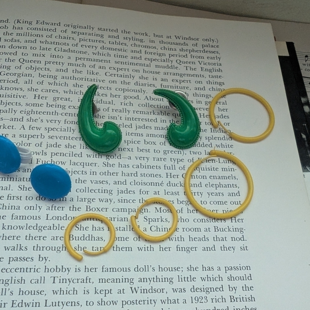 Vintage Colorful Earring Lot